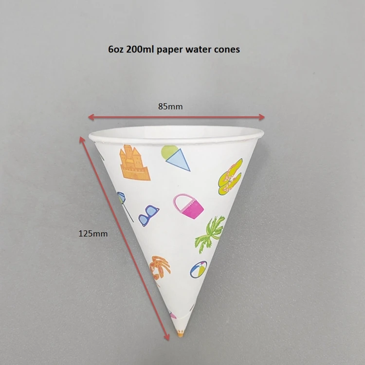6oz cone water cup 6oz cone water cup